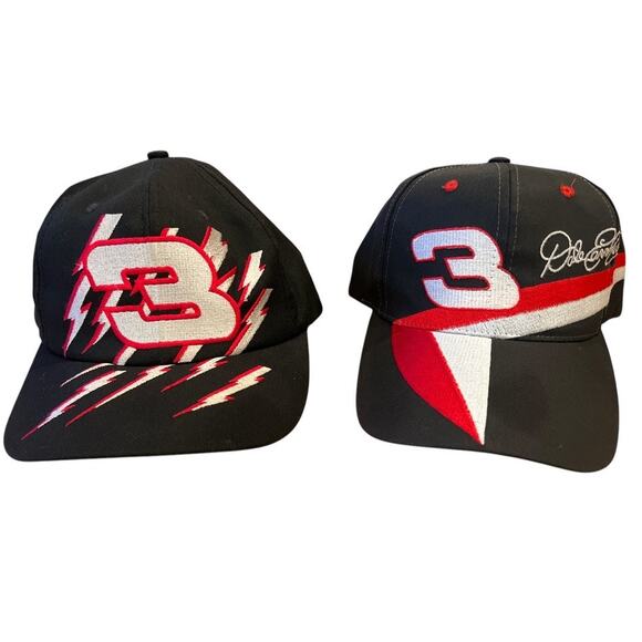 VTG 90s Dale Earnhardt Nascar Nutmeg Mills Racing Embroidered Jacket L #3 Hats - Picture 13 of 16
